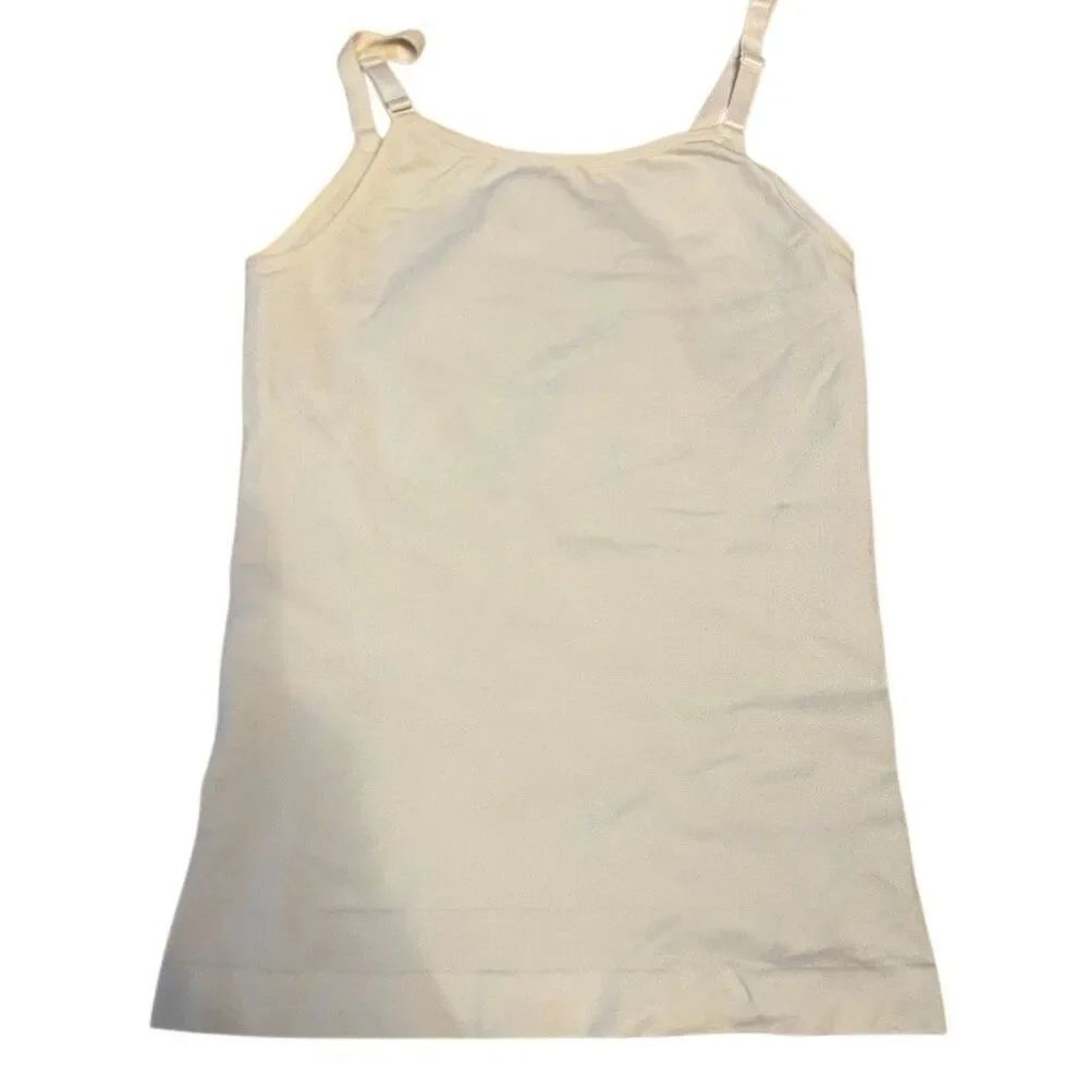 Shapermint essentials shapewear top sleeveless cream XL